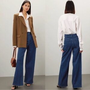 LE JEAN Juliette High Rise Wide Leg Jeans - UNWORN - Size 26